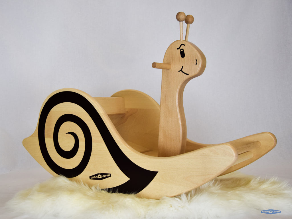 Schaukelschnecke Klassik Natur, Ansicht