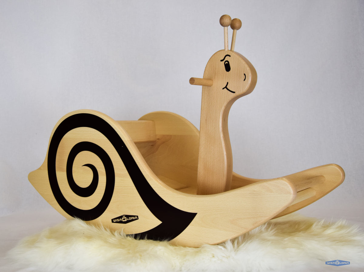 Schaukelschnecke Klassik Natur, Ansicht